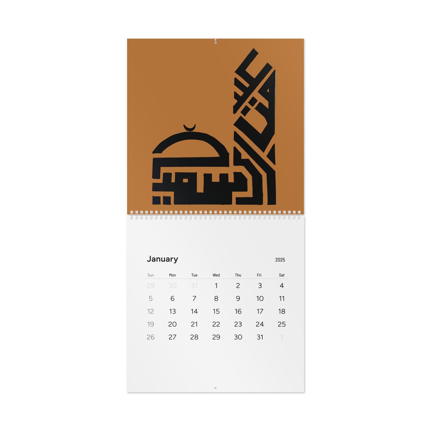 Standard Wall Calendar (2025)