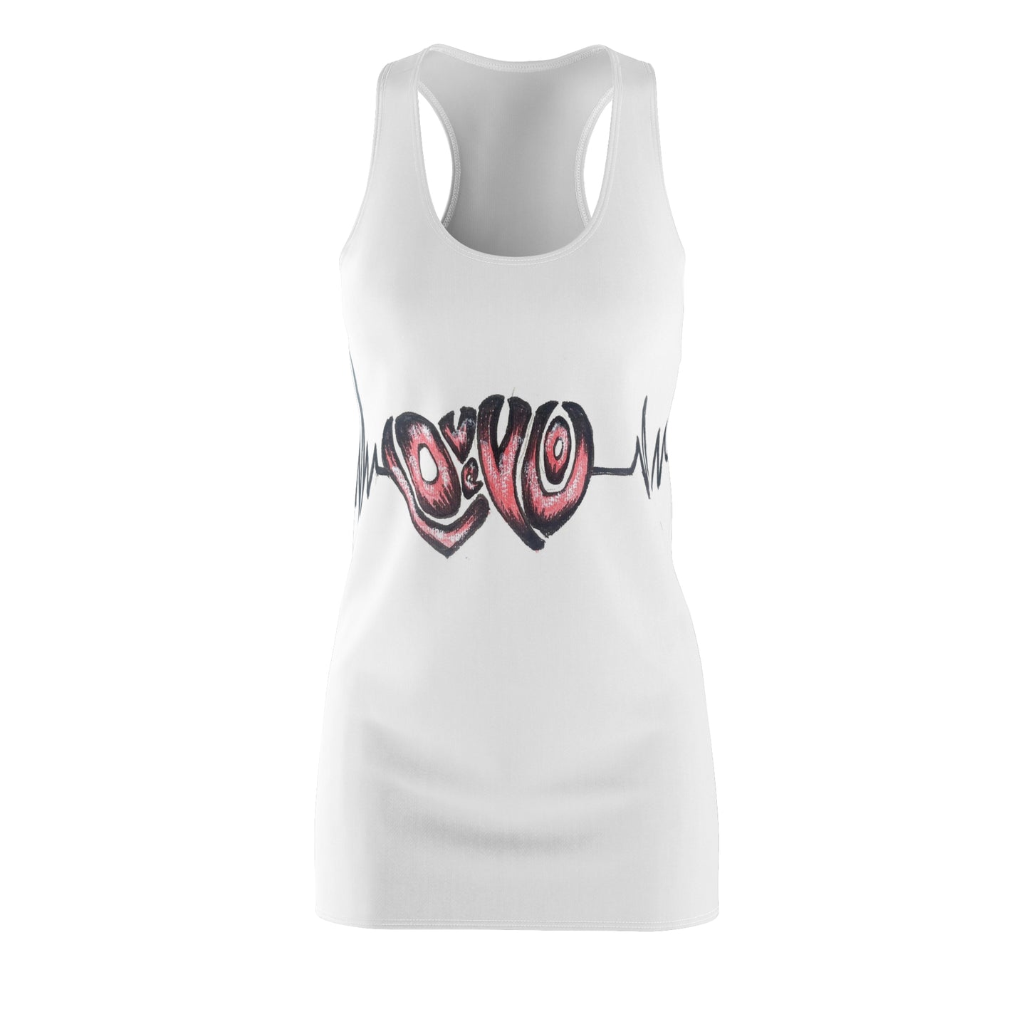 Women's Cut & Sew Racerback Dress (AOP)