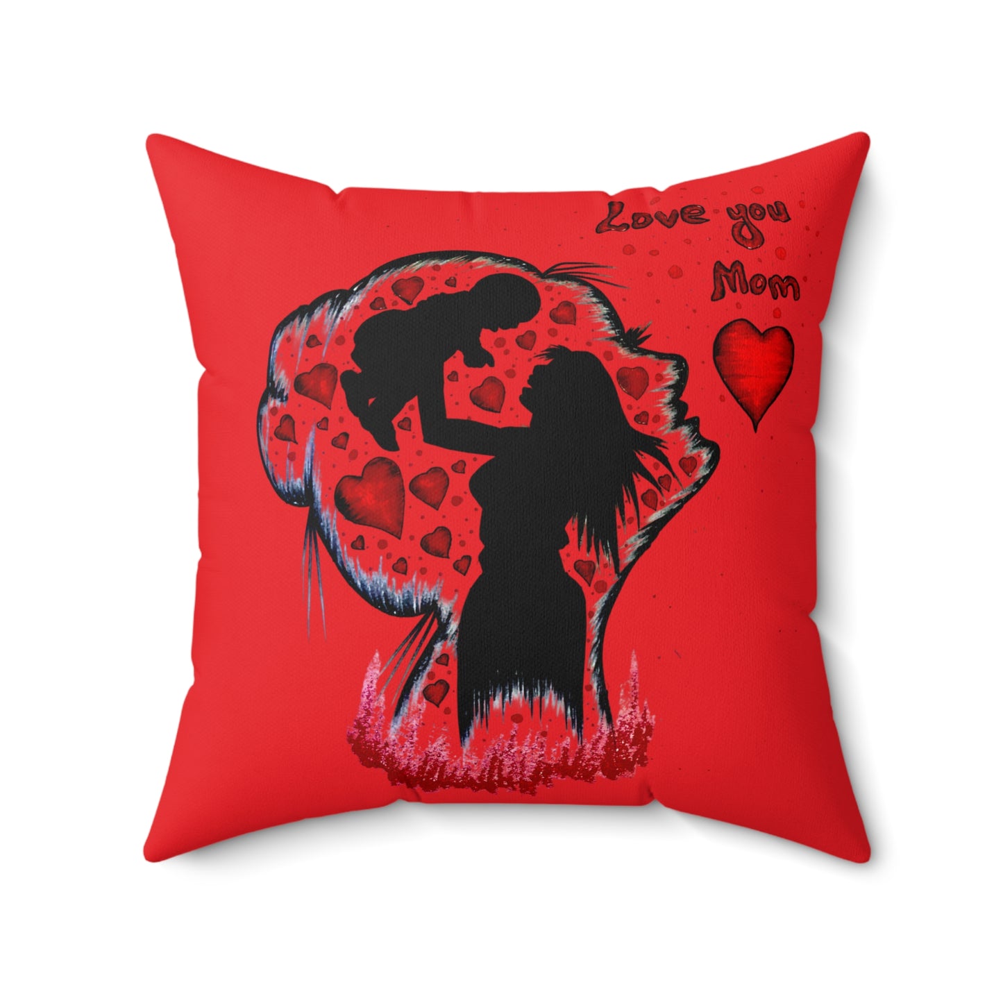 Spun Polyester Square Pillow