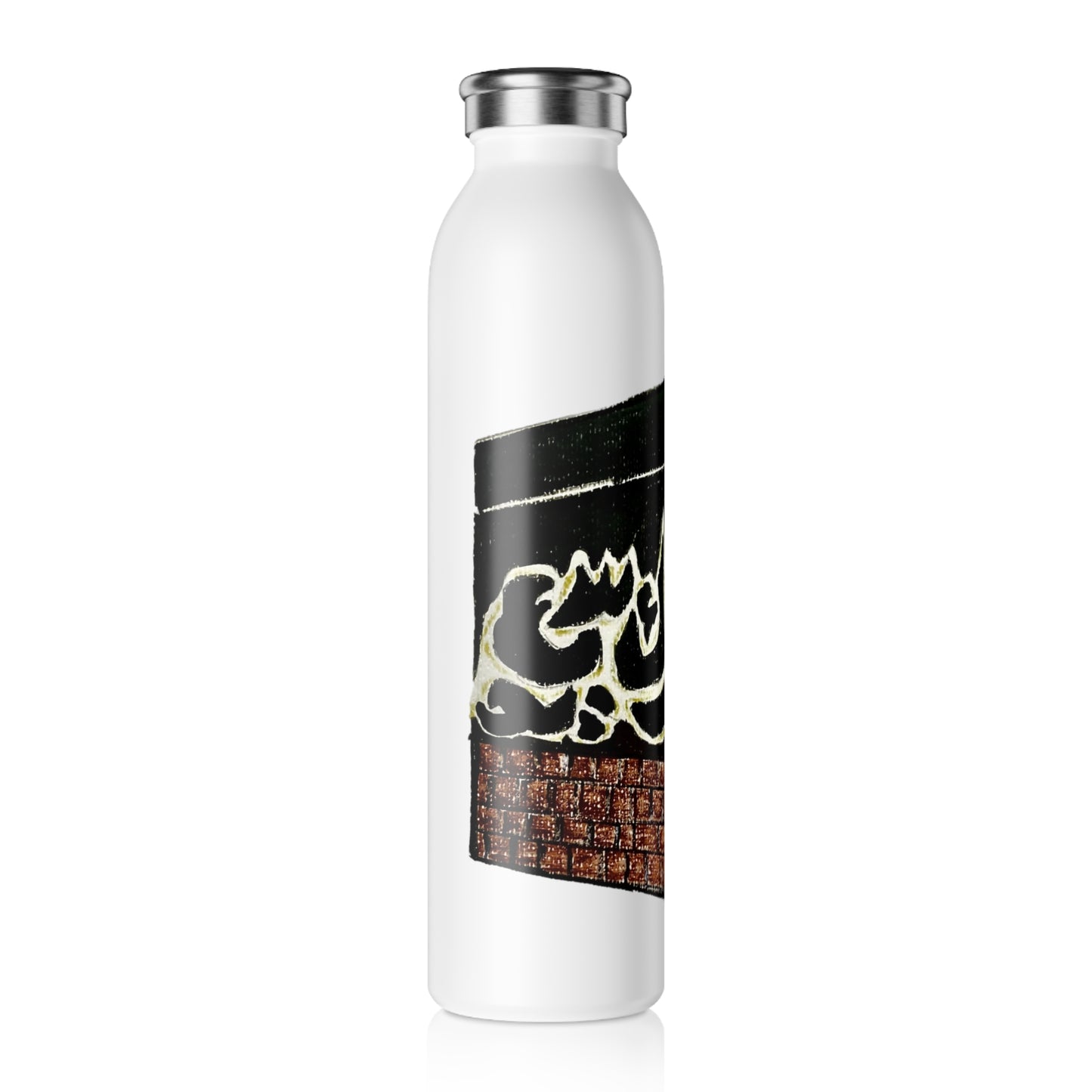 Artistic Slim Water Bottle - Stylish & Functional Hydration for Every Adventure