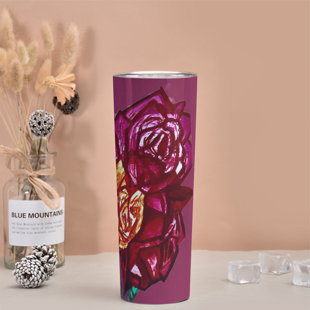 Skinny Tumbler Stainless Steel with Lids 30OZ