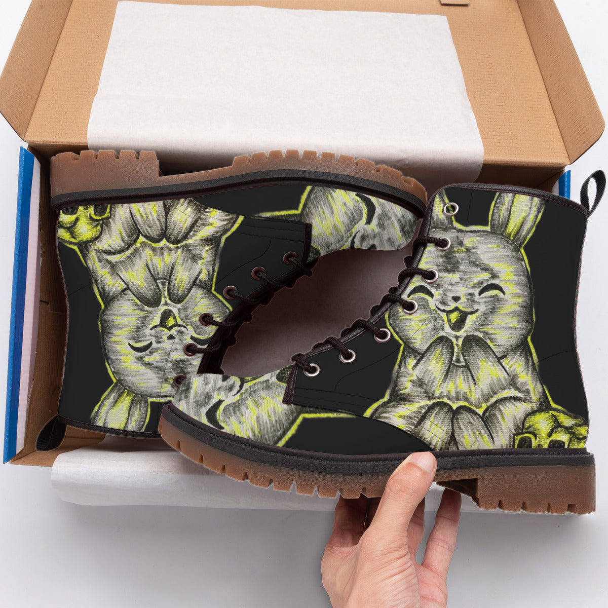 All-Over Print Women's Martin Short Boots