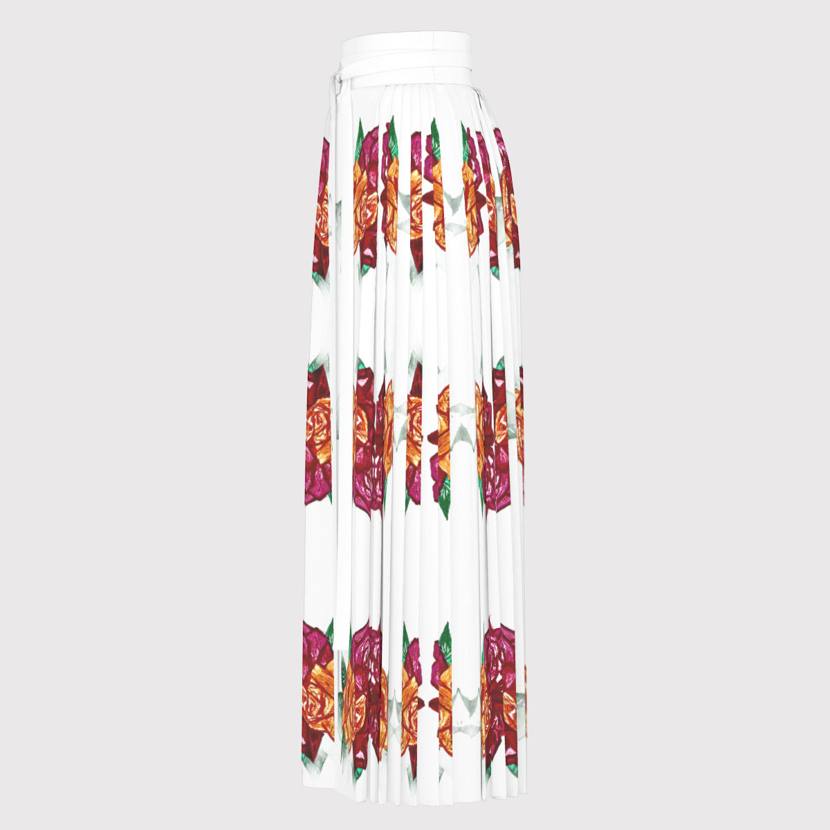 All-Over Print Women's  Traditional Chinese Pleated Skirt