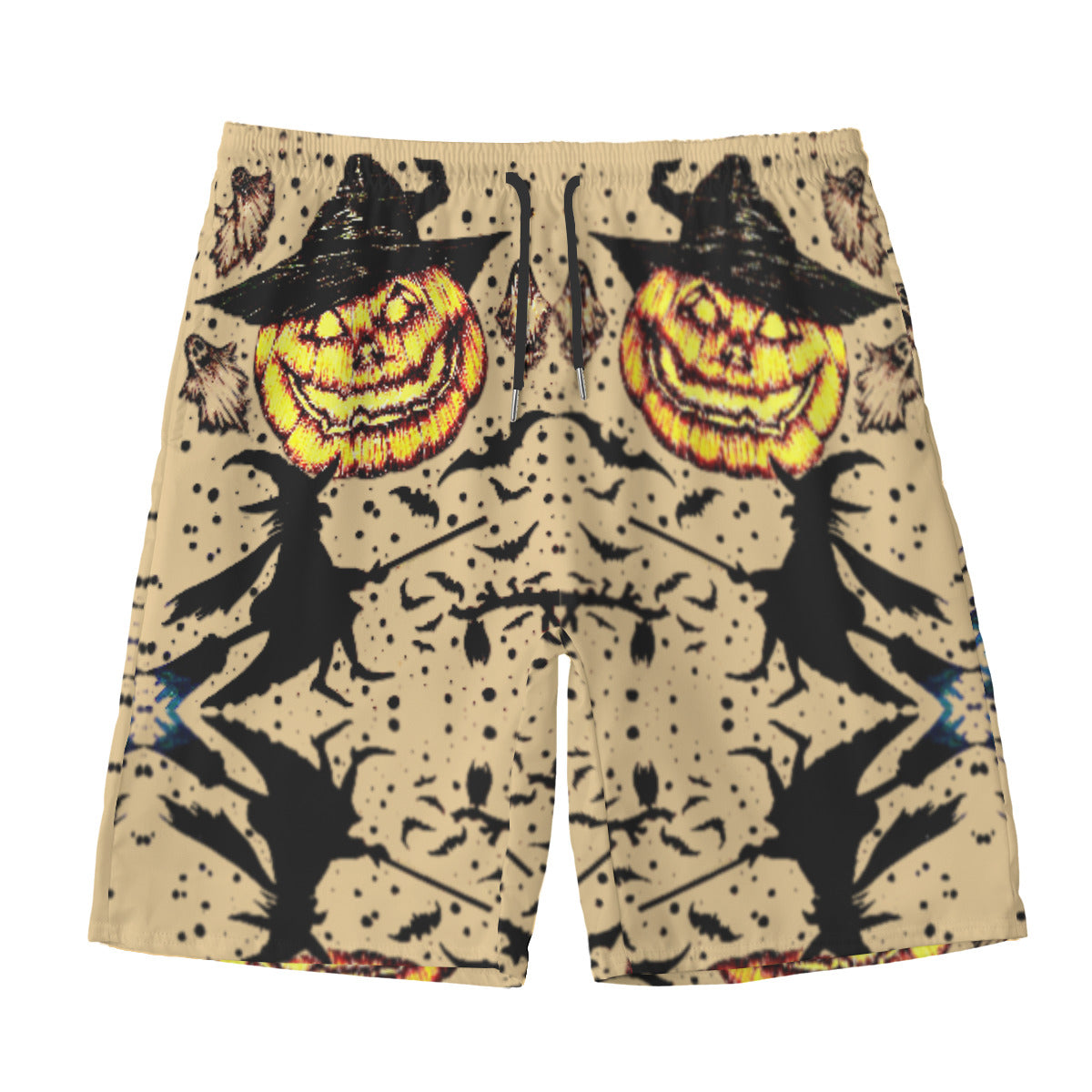 All-Over Print Men‘s Beach Shorts With Lining