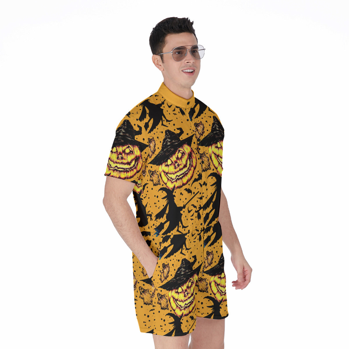 All-Over Print Men's Rompers