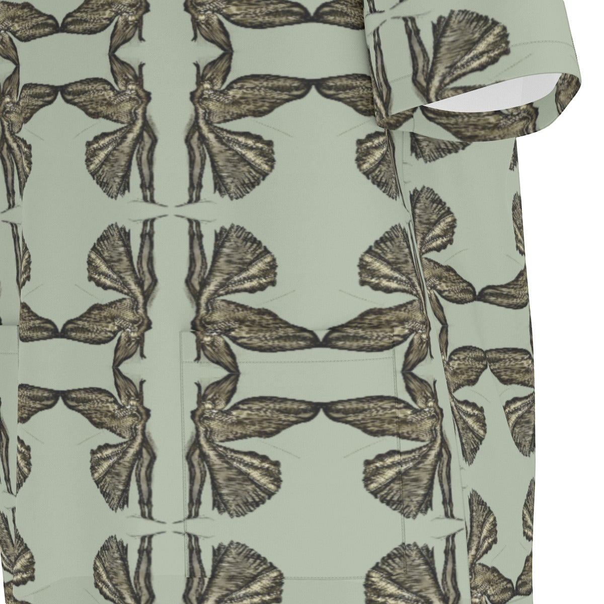 All-Over Print Unisex Scrub Set With Six Pocket