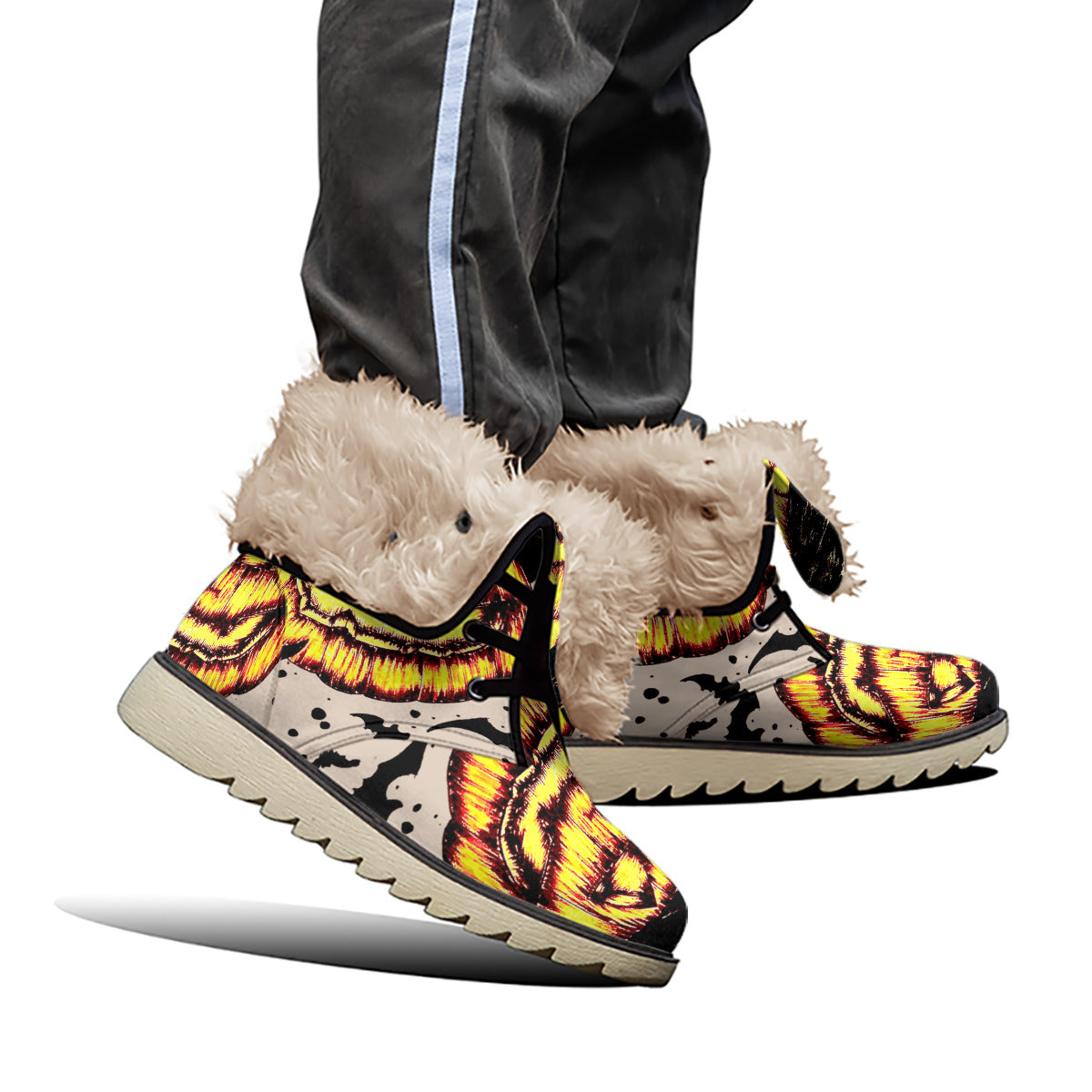 All-Over Print Women's Plush Boots