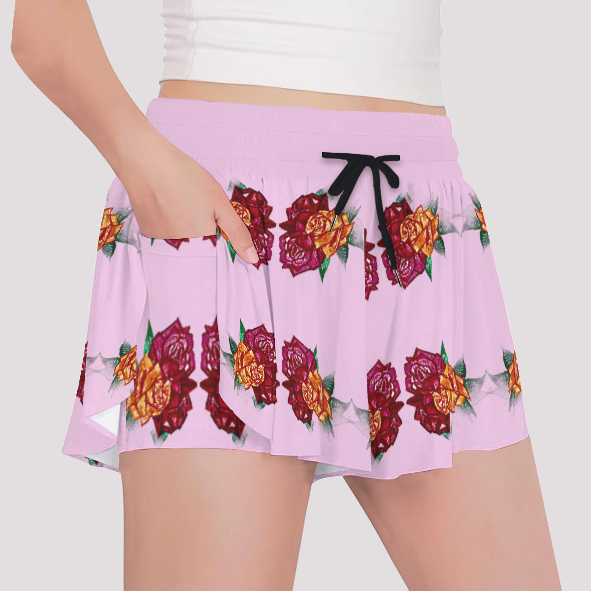 All-Over Print Girls' Sports Culottes