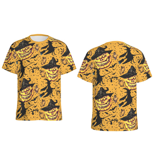 All-Over Print Men's O-Neck Sports T-Shirt