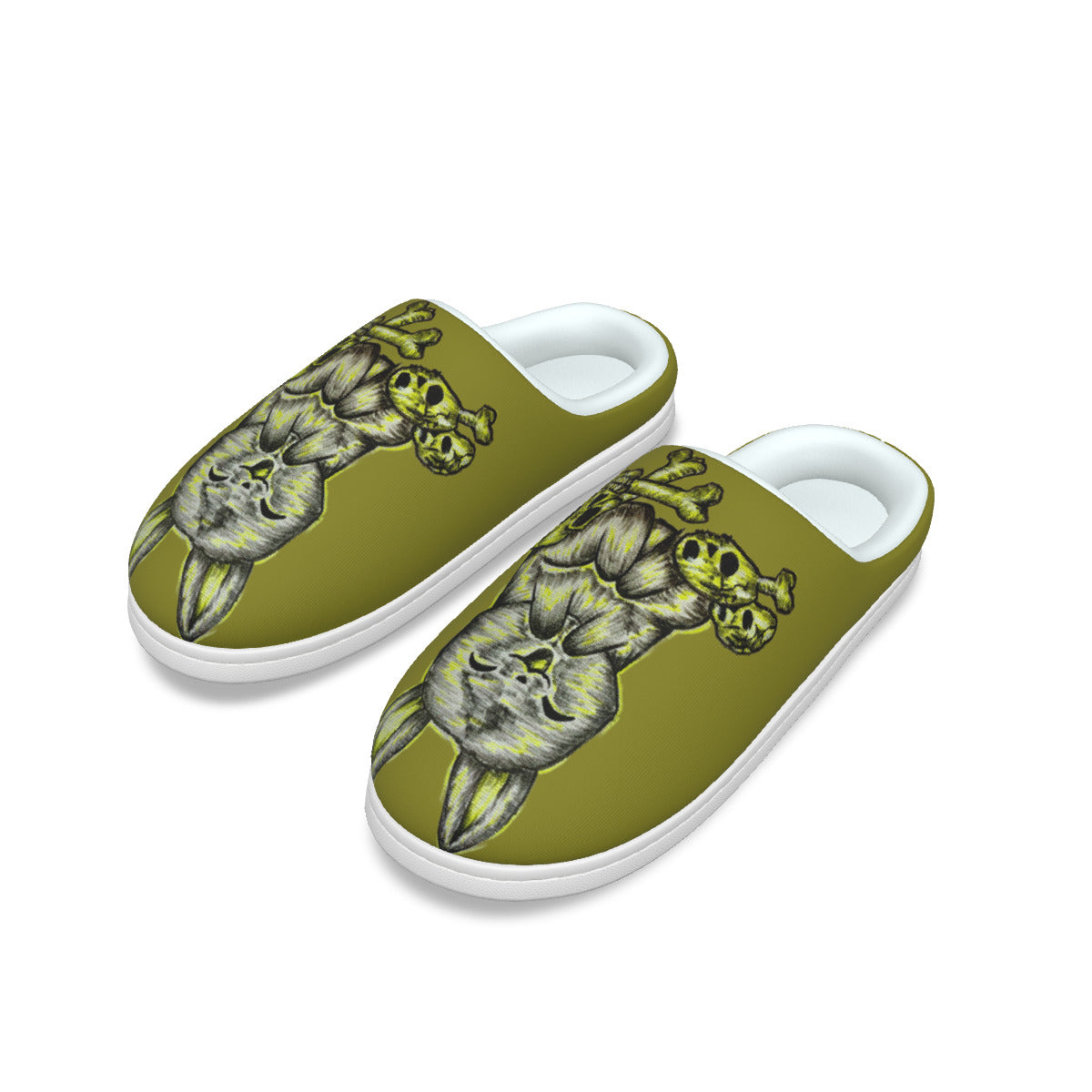 All-Over Print Women's Plush Slippers