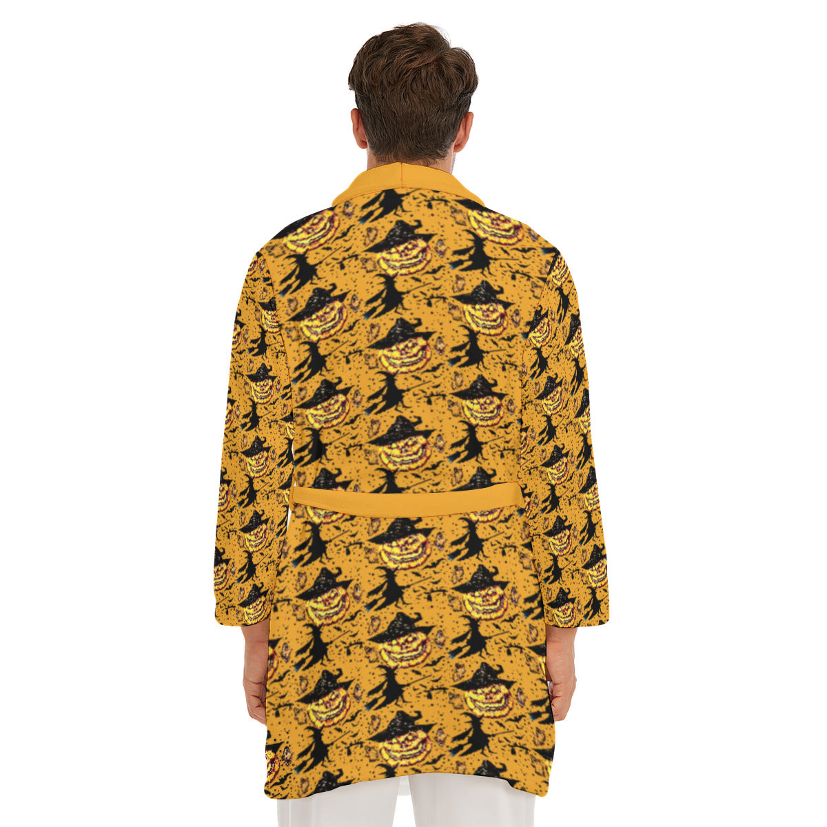 All-Over Print Men's Borg Fleece Robe