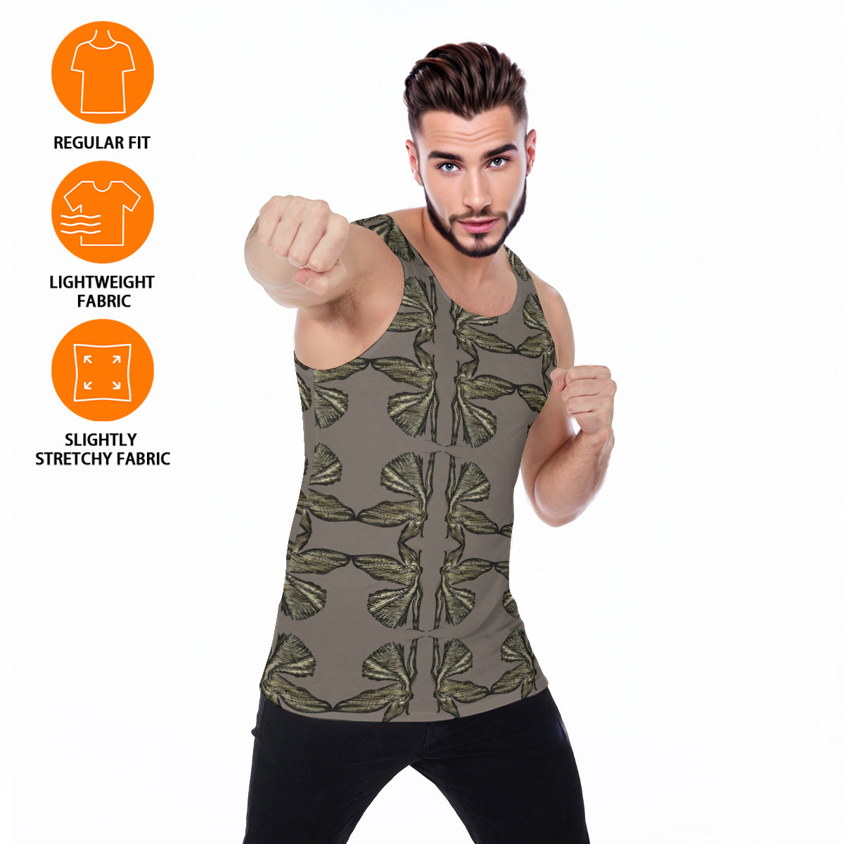 All-Over Print Men's Sports Vest