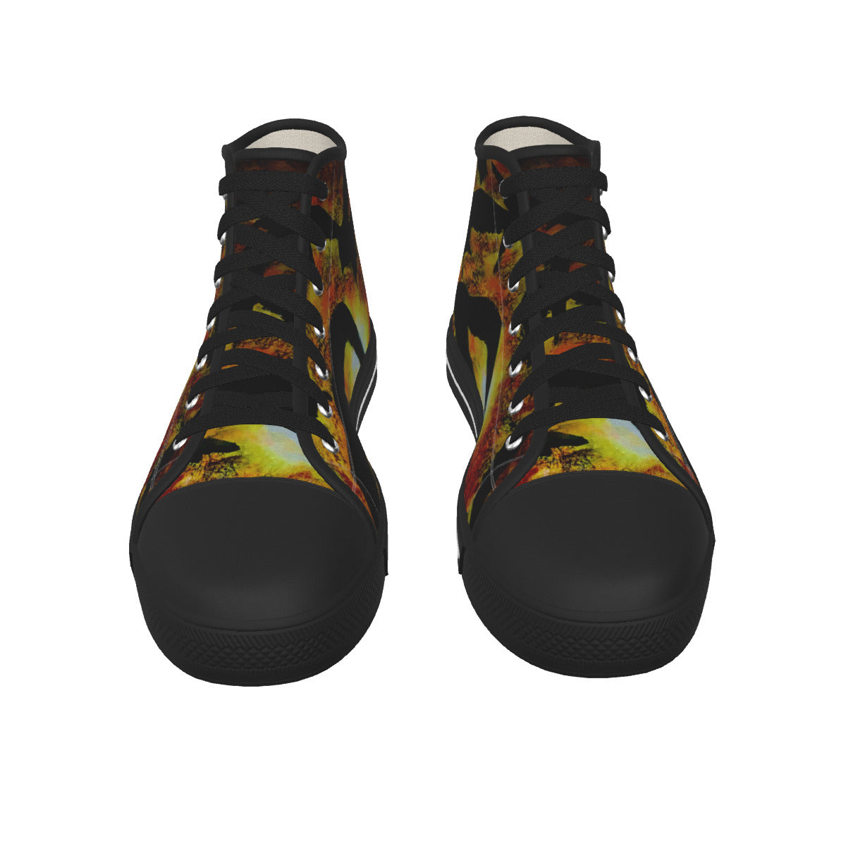 Men's Black Sole Canvas Shoes