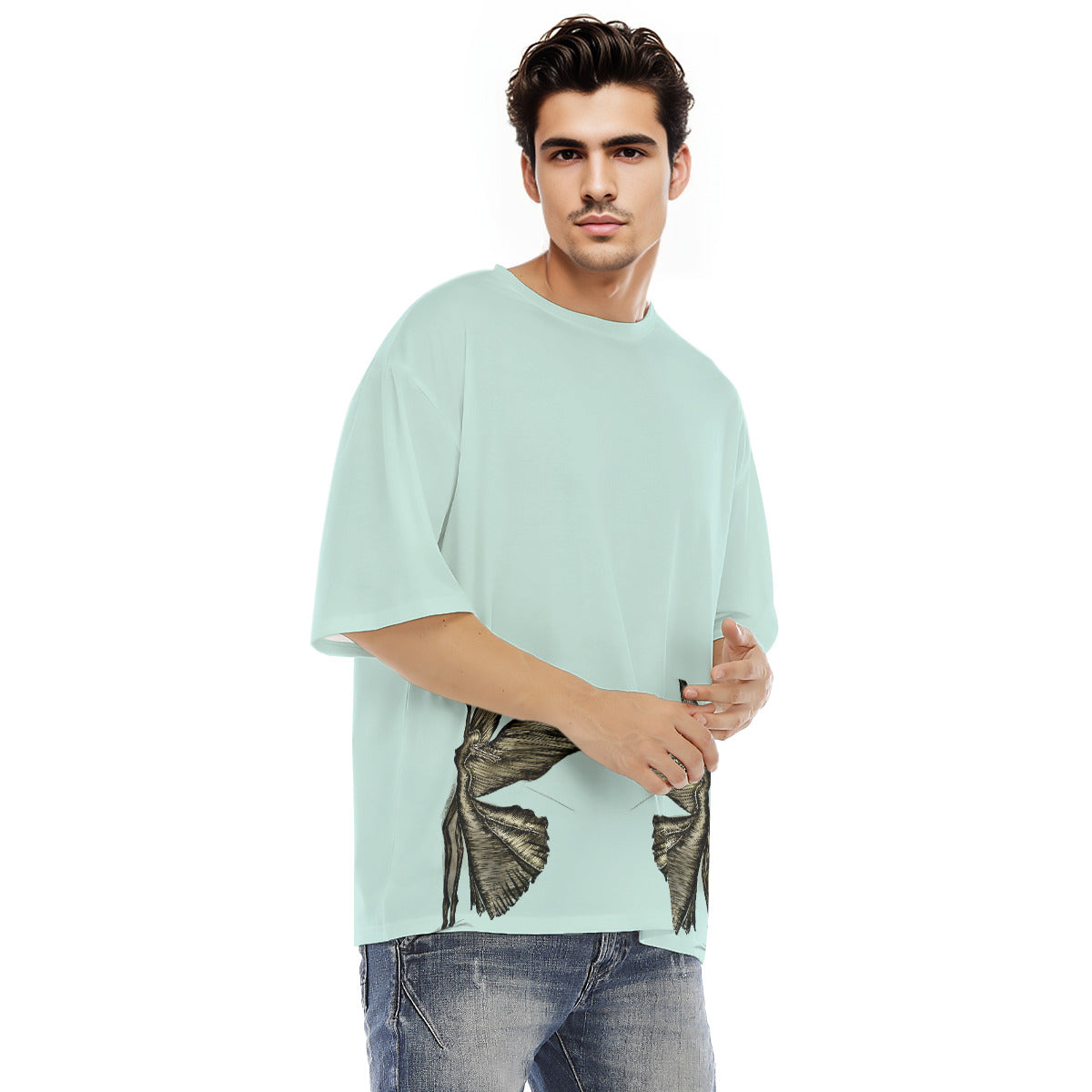 All-Over Print Men's Raglan Short Sleeve T-Shirt|180GMS COTTON