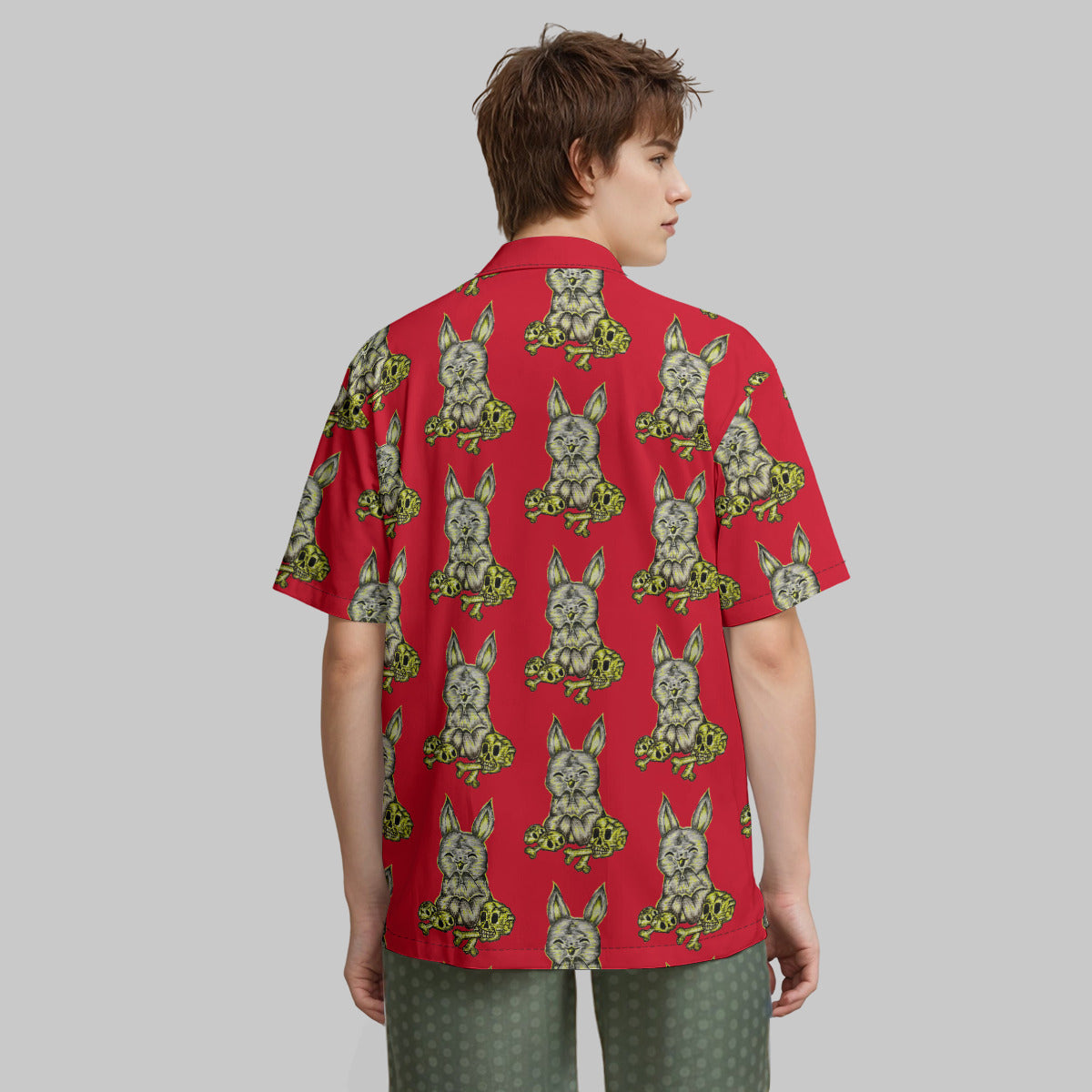All-Over Print Hawaiian Shirt With Pocket|115GSM Cotton poplin