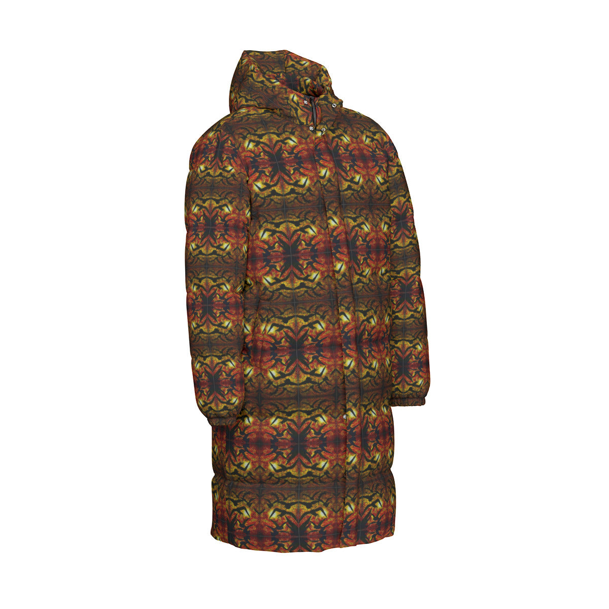 All-Over Print Unisex Long Down Jacket