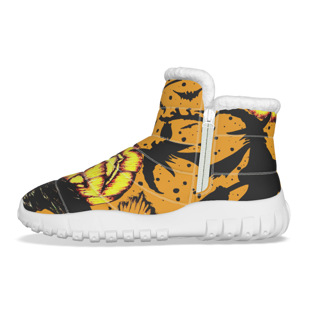 All-Over Print Women's Zip-up Snow Boots