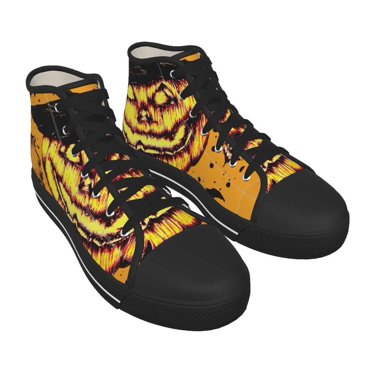 Men's Black Sole Canvas Shoes