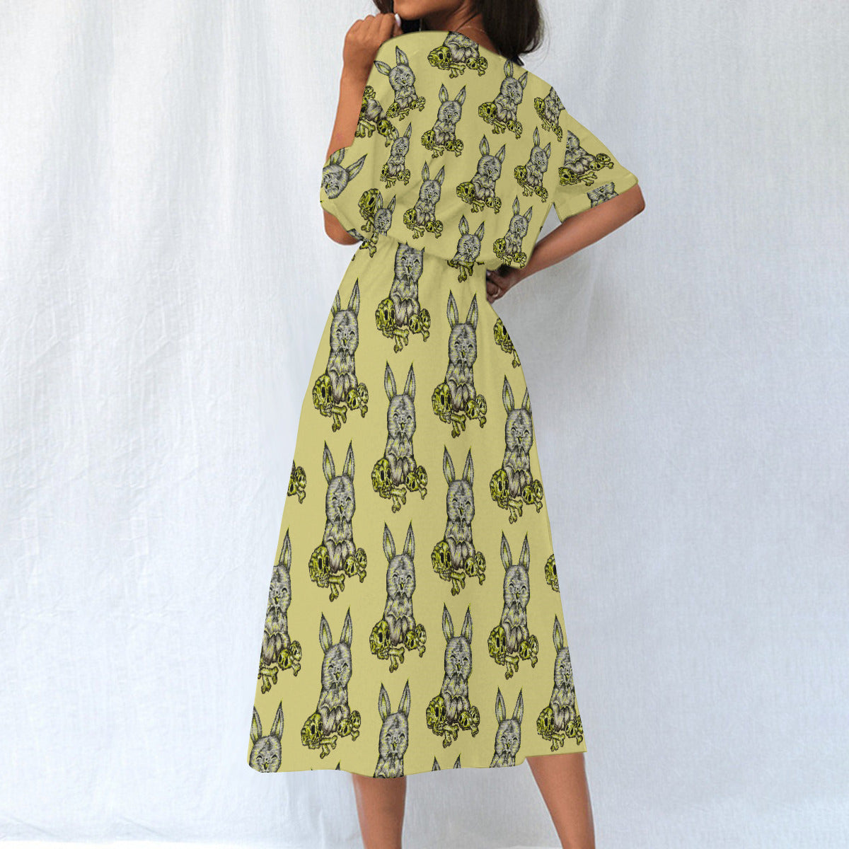 All-Over Print Women's Knee-Length Dress