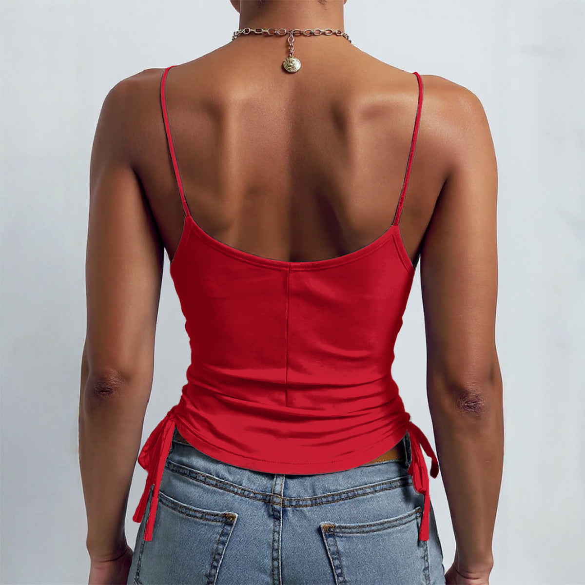 All-over Print Drawstring Camisole