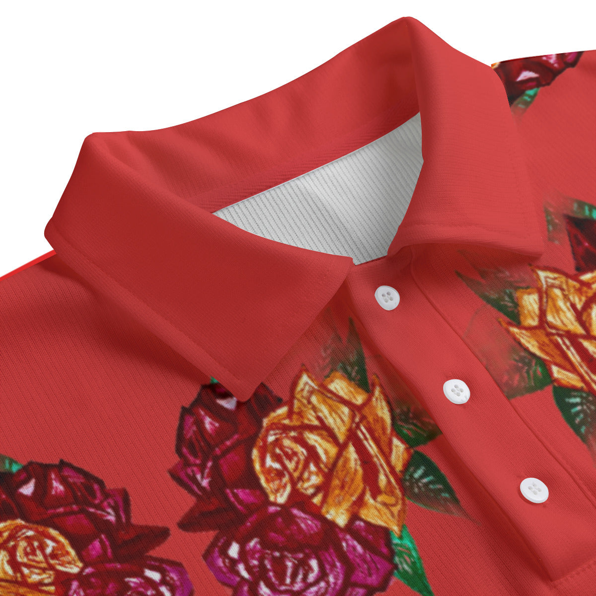 All-Over Print Unisex Lapel Collar Sweater
