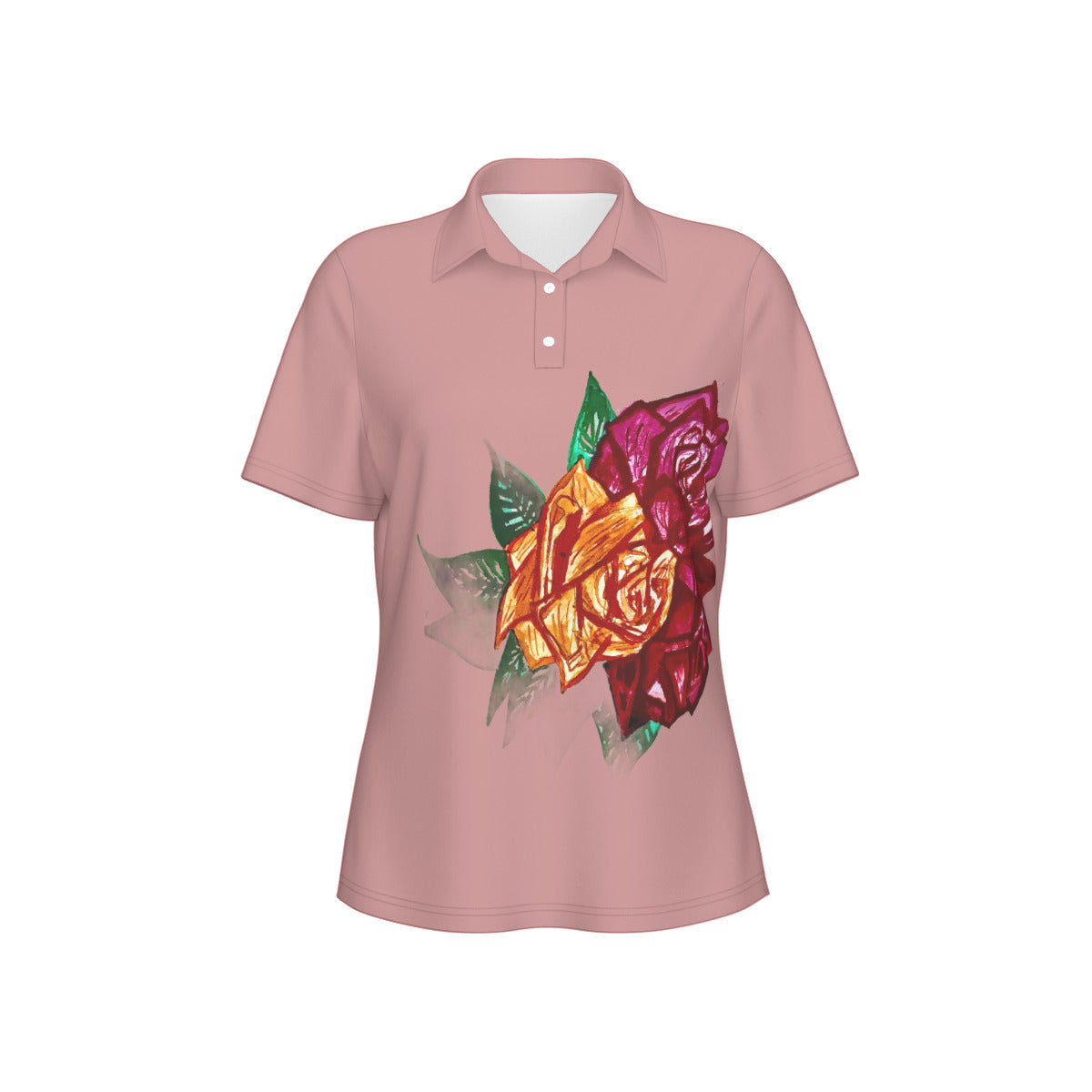 All-Over Print Women's Sports Polo Shirt