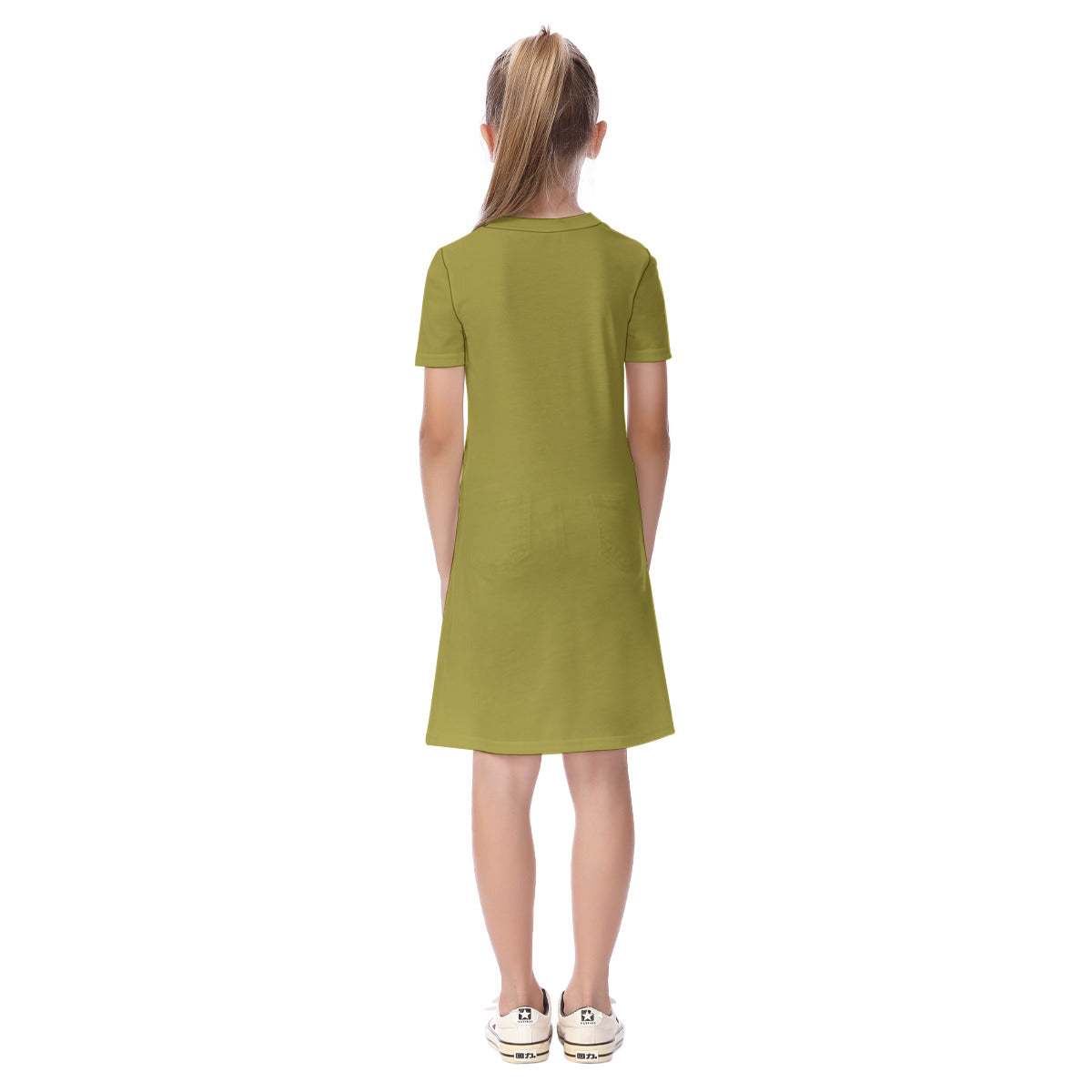 All-Over Print Kid's Short Sleeve Dress