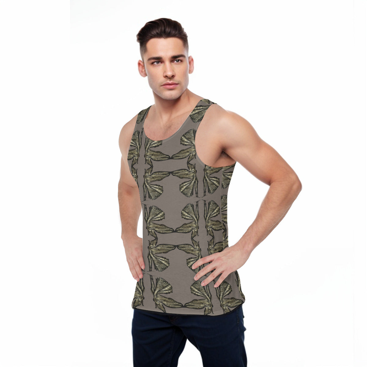 All-Over Print Men's Sports Vest