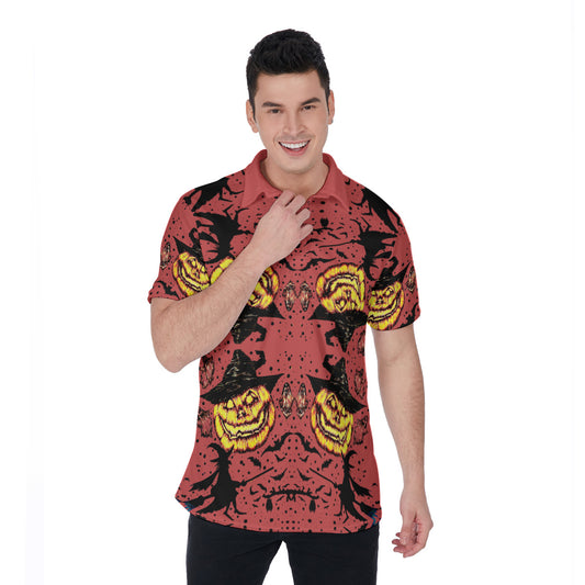 All-Over Print Men's Polo Shirt