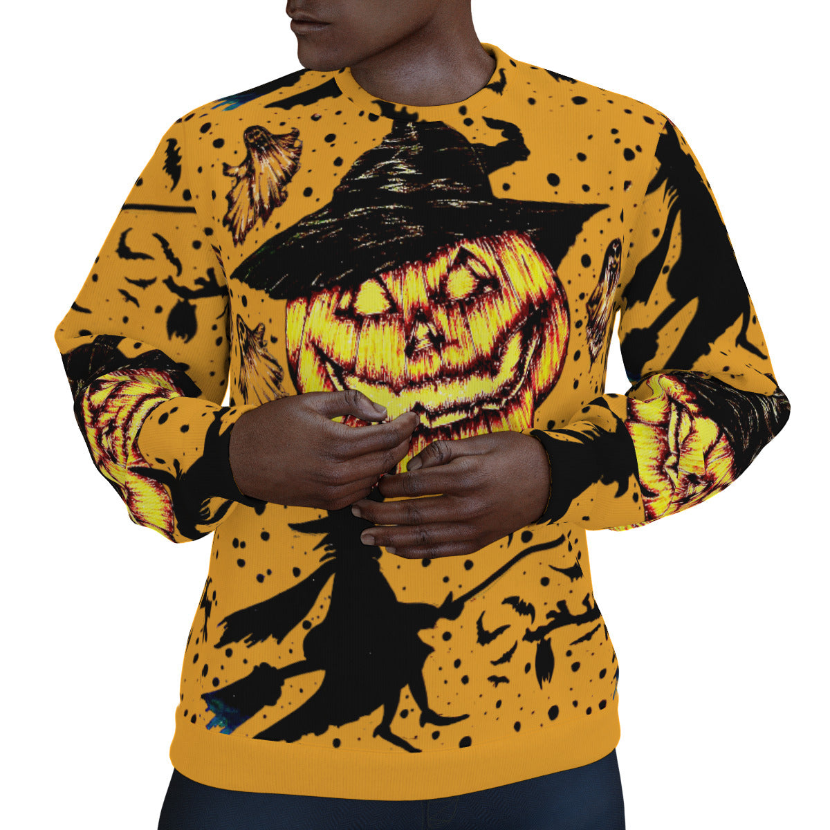 All-Over Print Men's Thicken Sweater