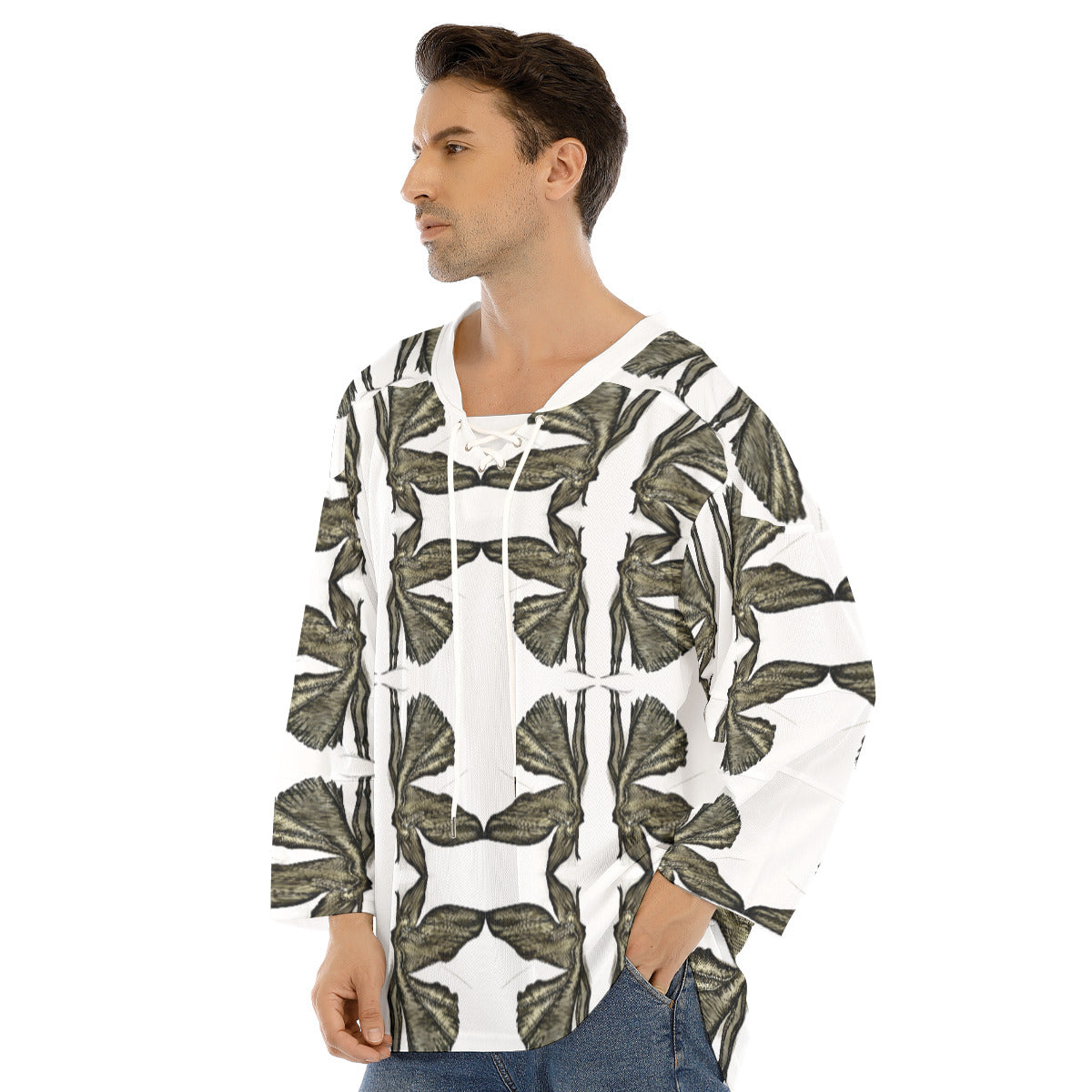 All-Over Print Men's Hockey Jersey