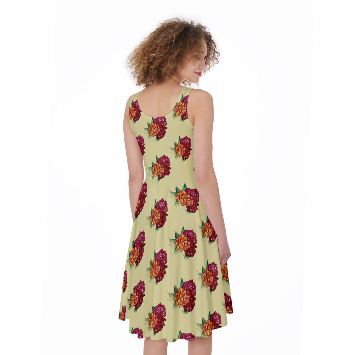 All-Over Print Women's Sleeveless Dress
