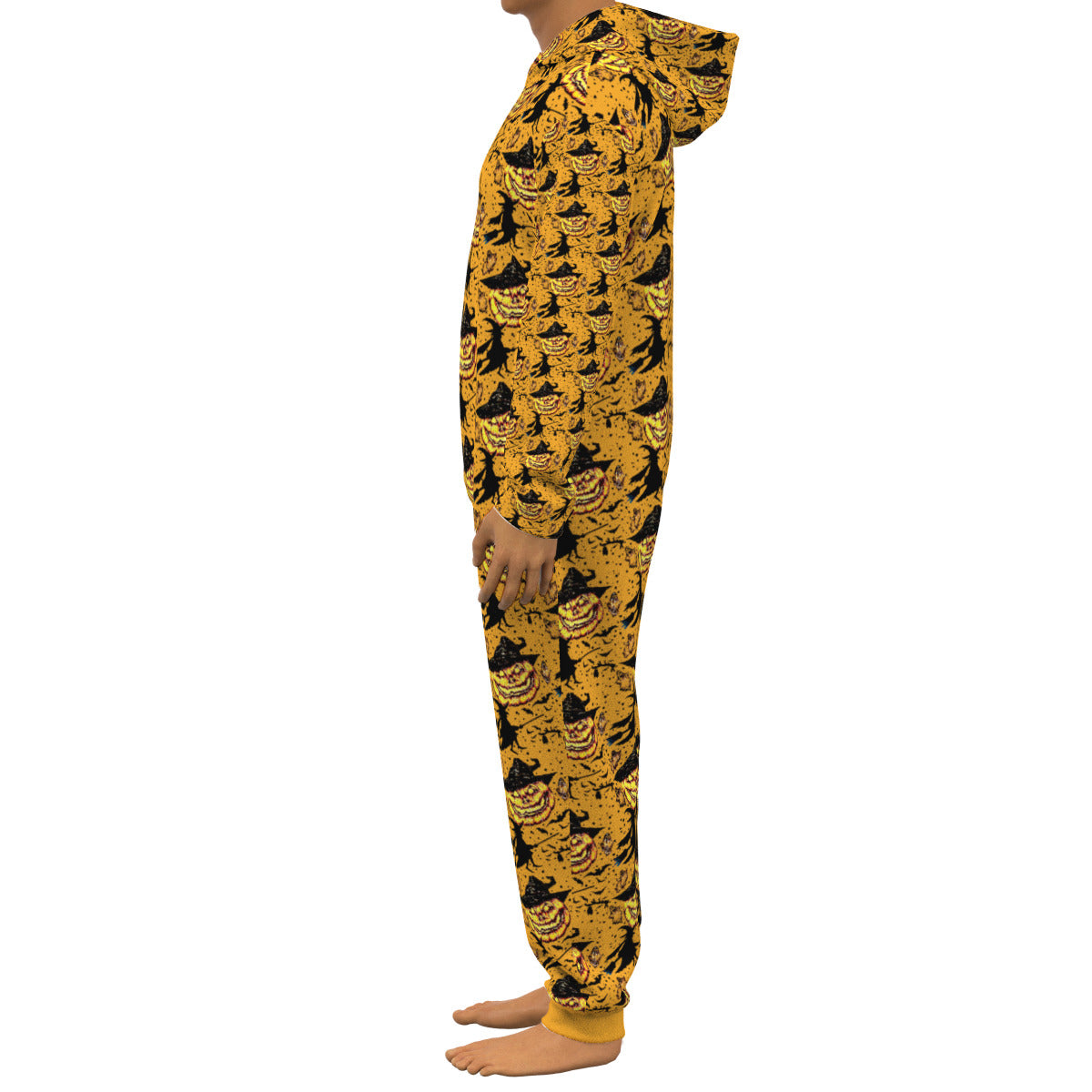 All-Over Print Unisex Thickened Home Jumpsuit