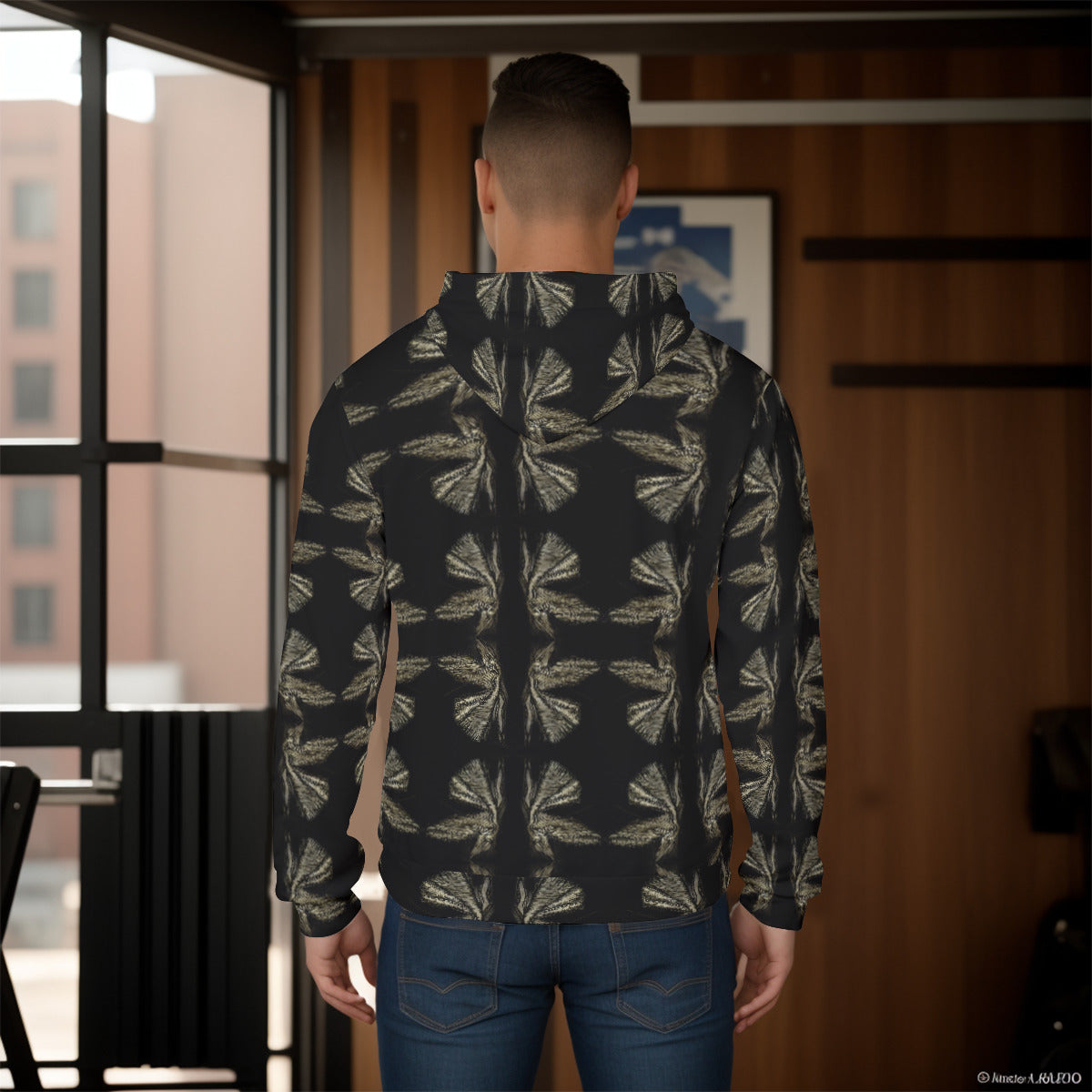 All-Over Print Men's Pullover Hoodie
