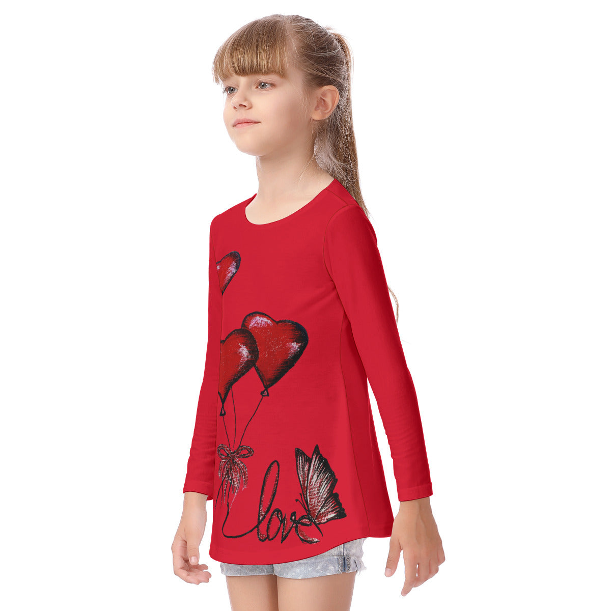 All-Over Print Kid's Long Sleeve O-neck T-shirt