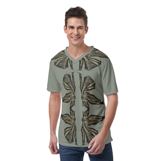 All-Over Print Men's V-Neck T-Shirt