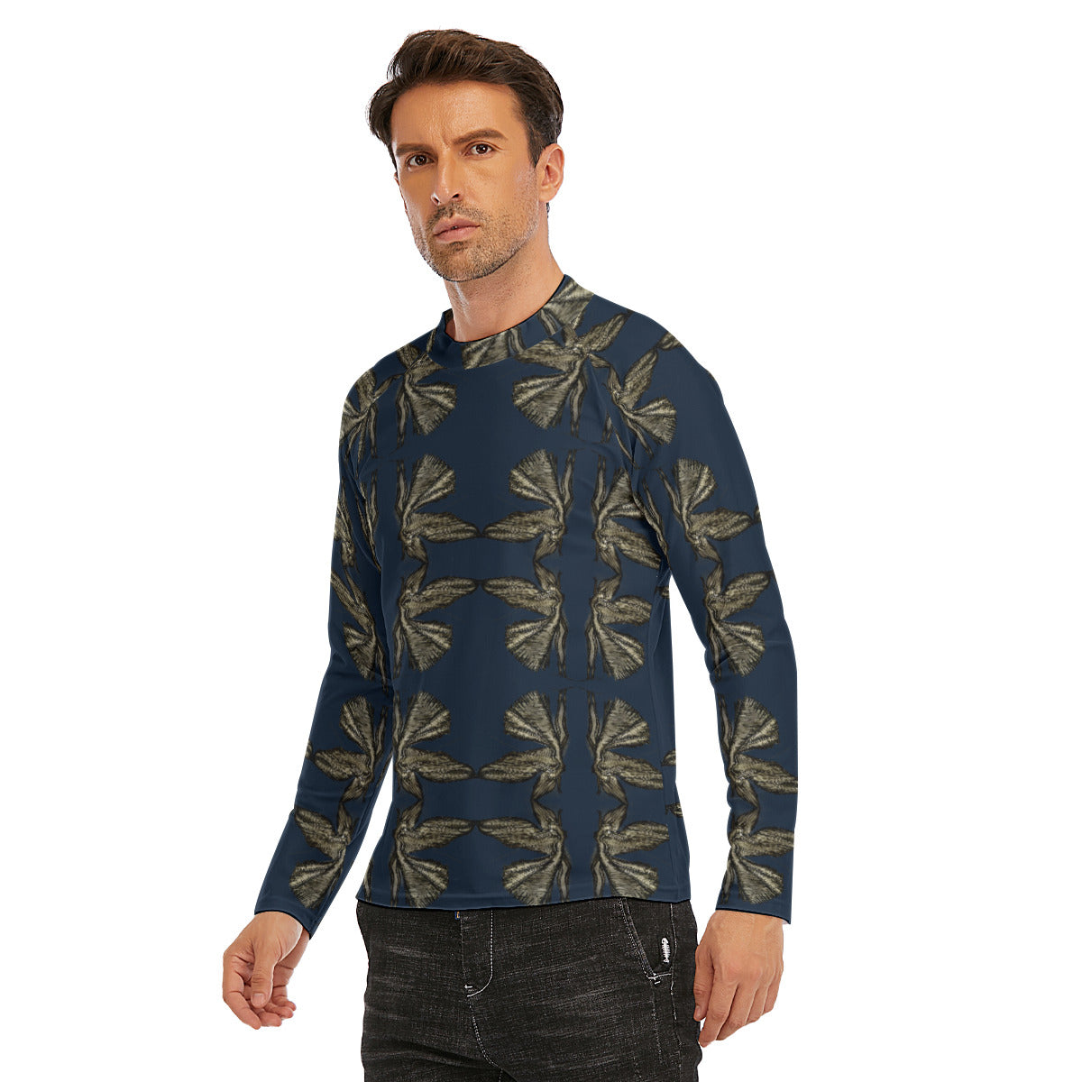 All-Over Print Men's Long Sleeve Tight surf clothing