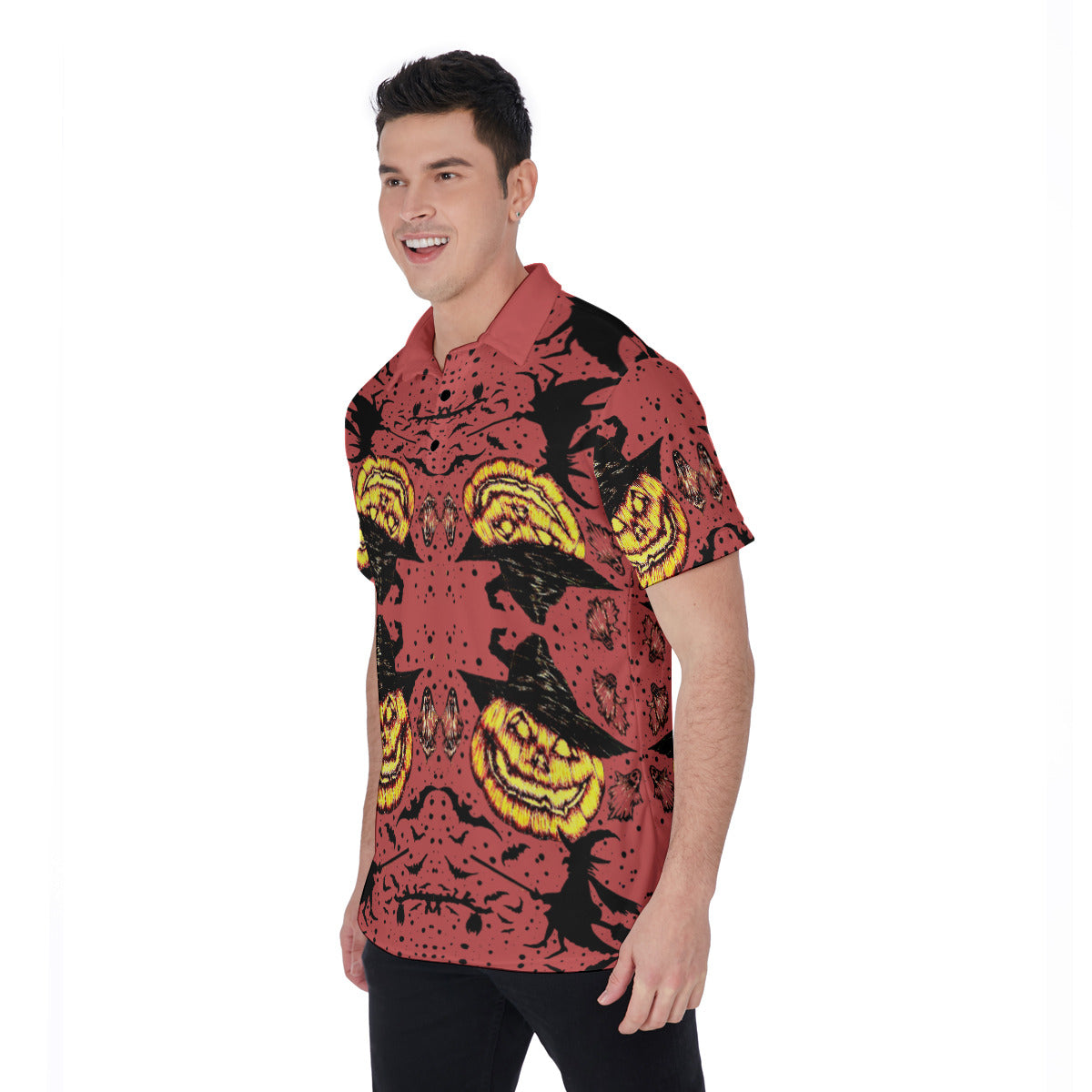 All-Over Print Men's Polo Shirt