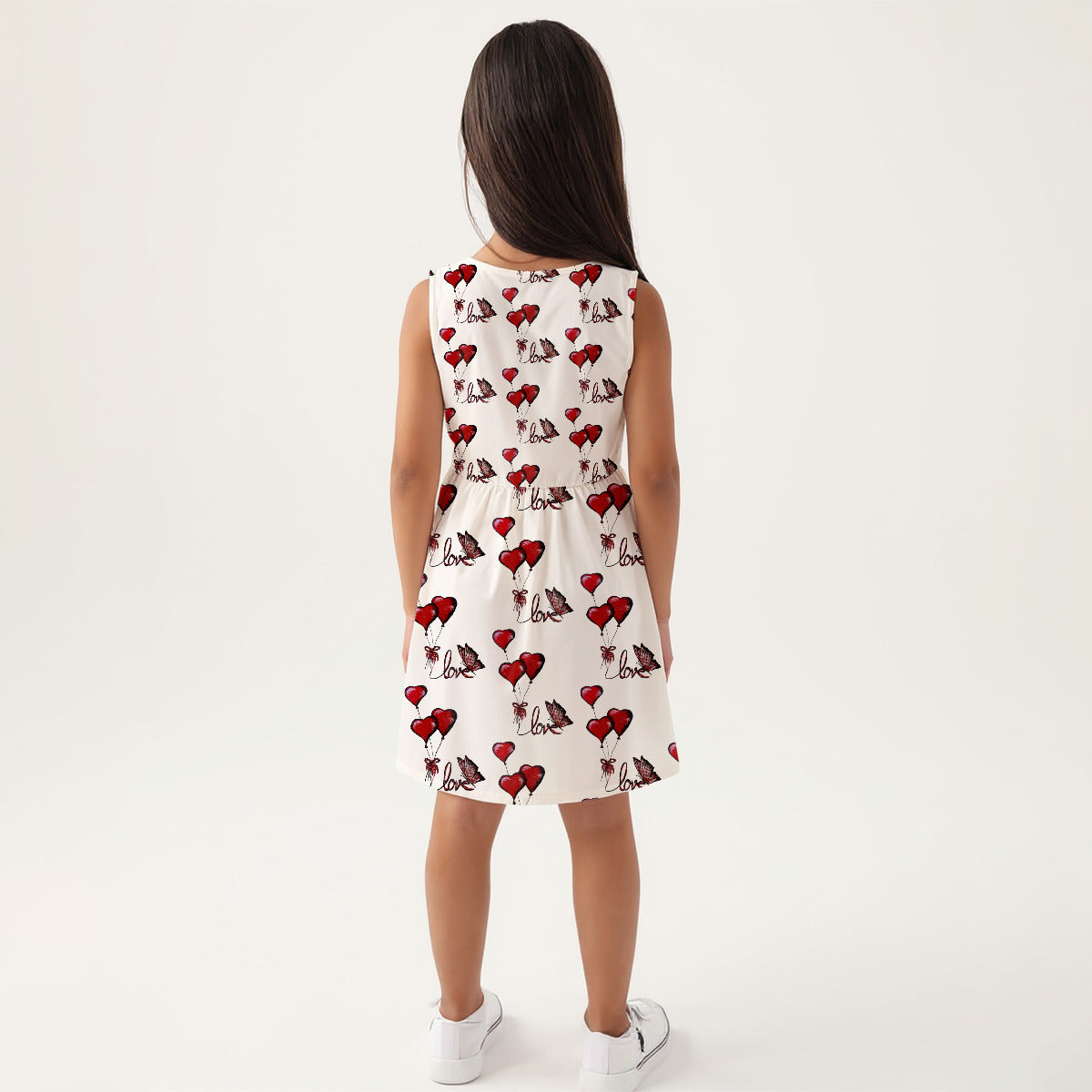 All-Over Print Girls Sleeveless A-Line Dress