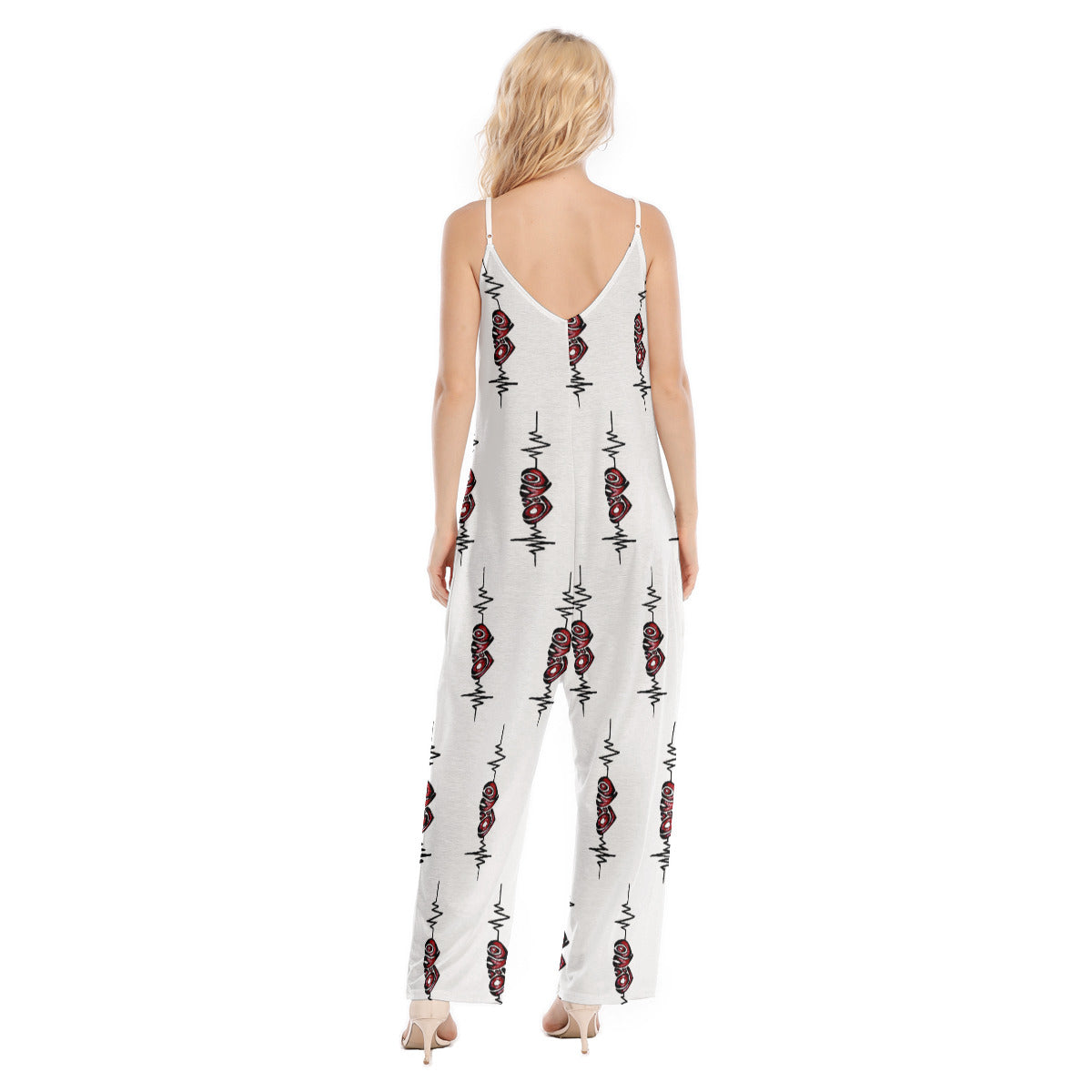 All-Over Print Women's Loose Cami Jumpsuit