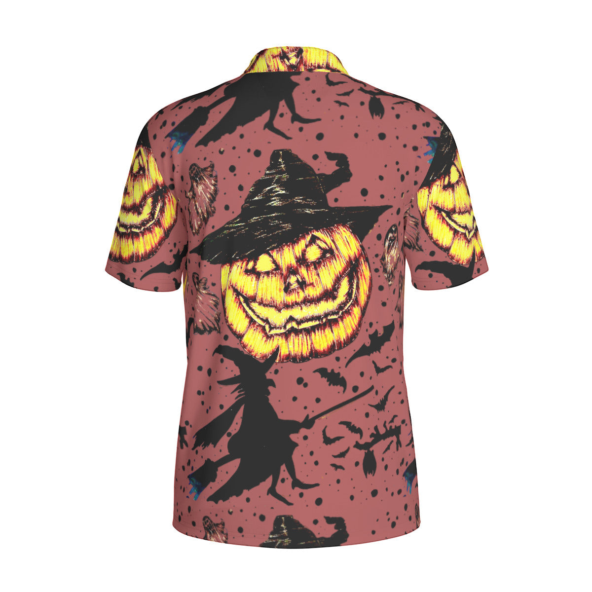 All-Over Print Men's Polo Collar Jersey