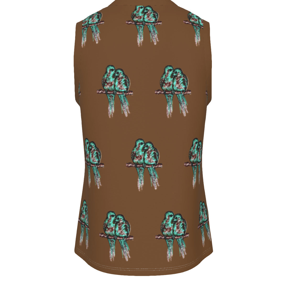 All-Over Print Men's V Neck Basketball Top