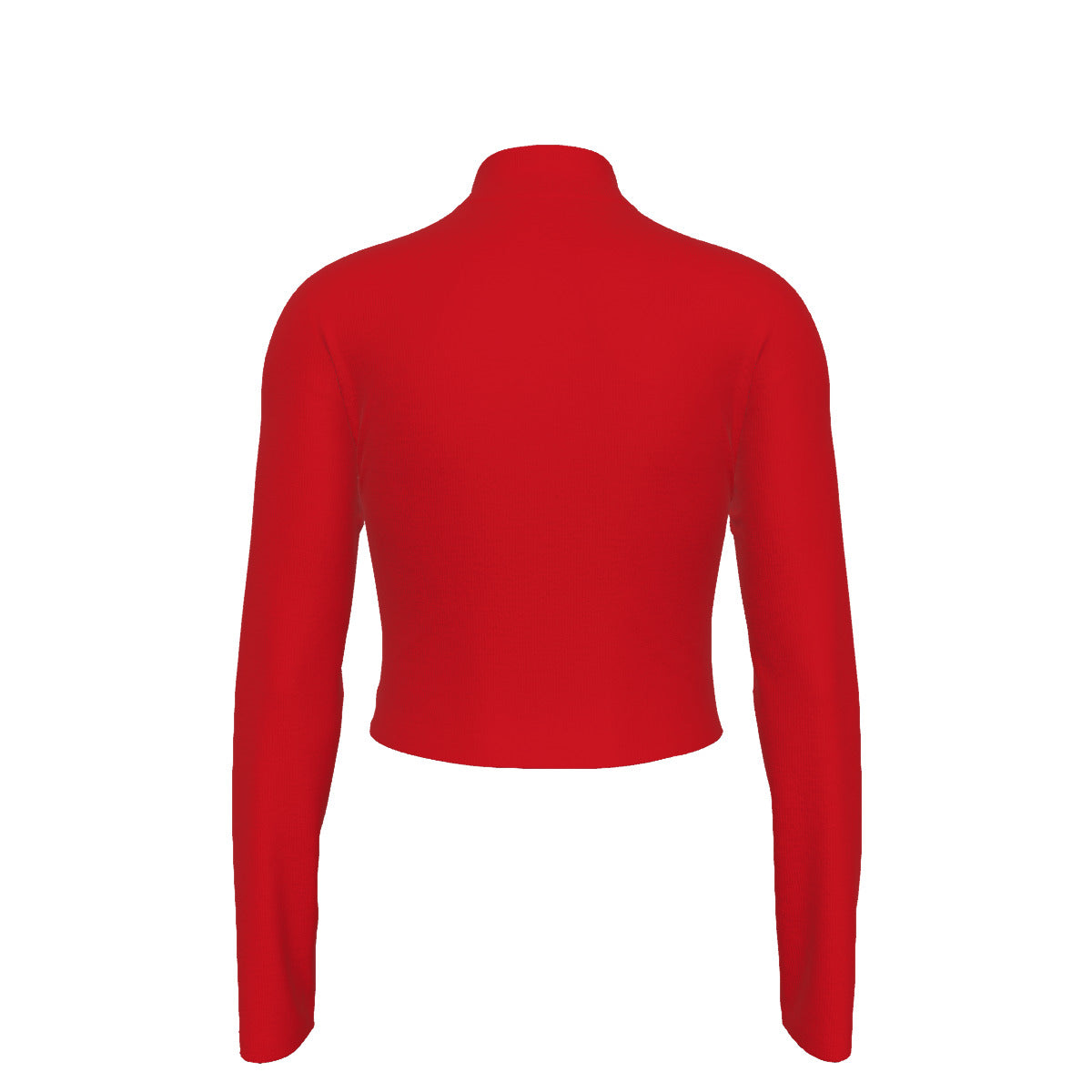 Eco-Friendly All-Over Print Women's Turtleneck T-shirt With Long Sleeve