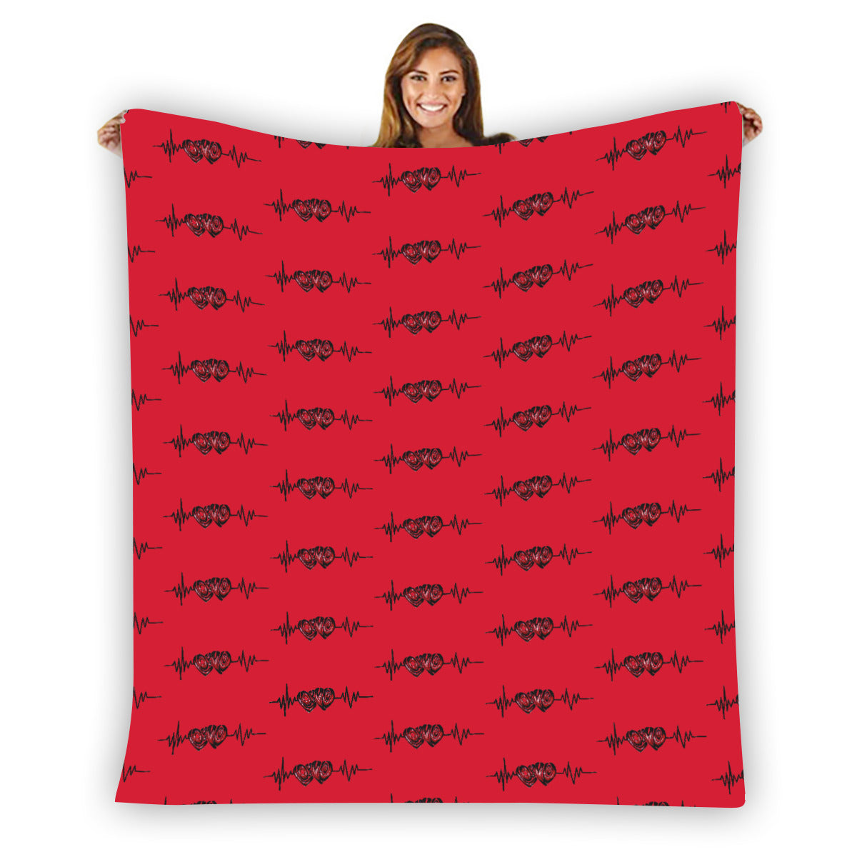 Single-Side Printing Flannel Blanket