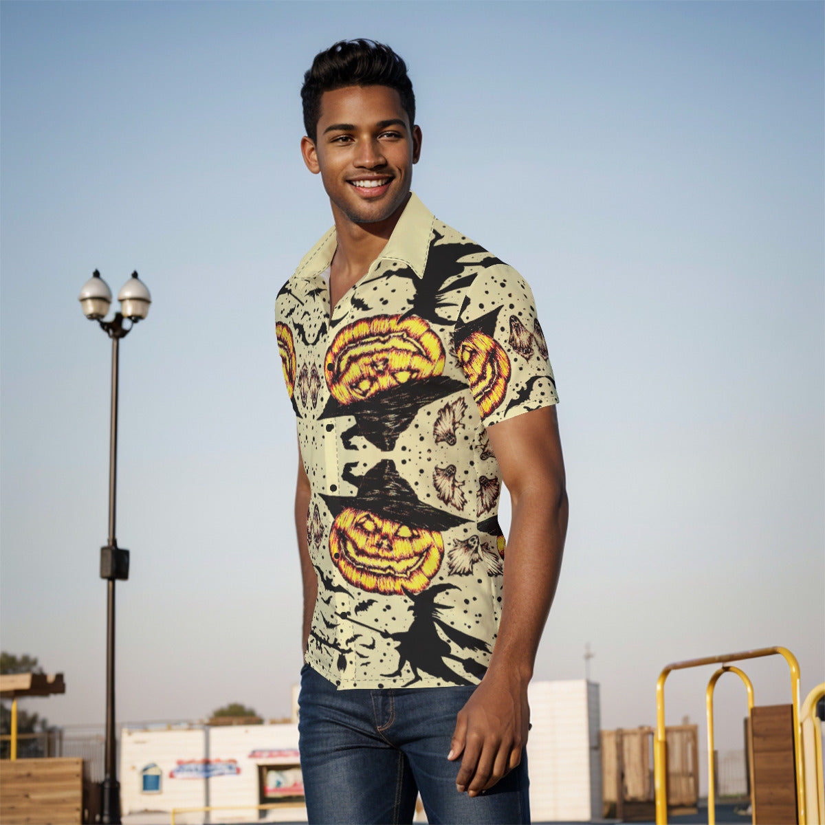 All-Over Print Men's Shirt