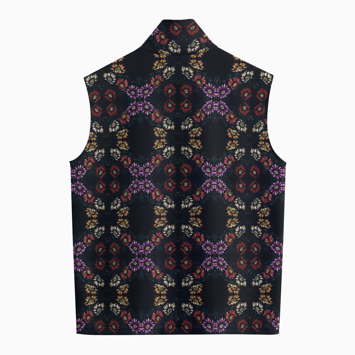 All-Over Print Men's Stand-up Collar Vest