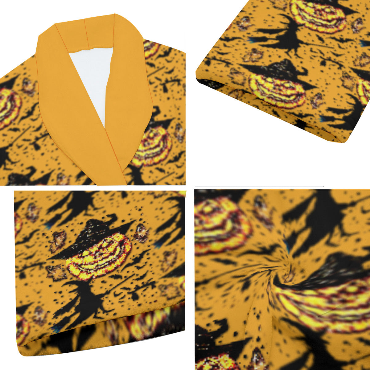 All-Over Print Men's Borg Fleece Robe
