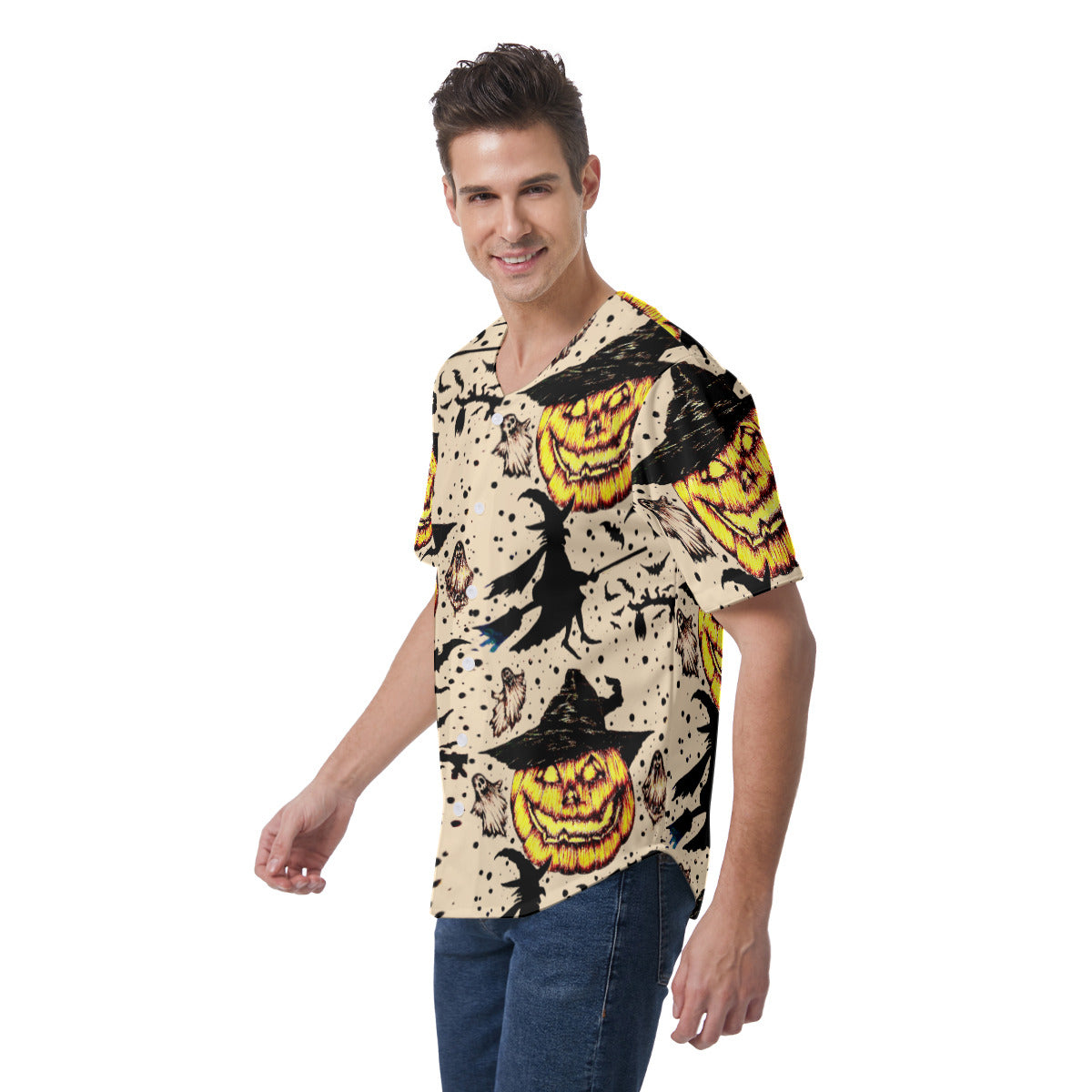 All-Over Print Men's Short Sleeve Baseball Jersey