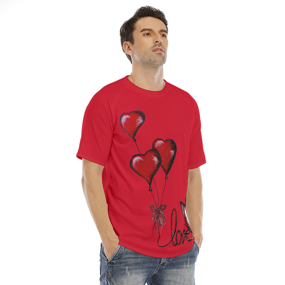 All-Over Print Men's O-neck Short Sleeve T-shirt