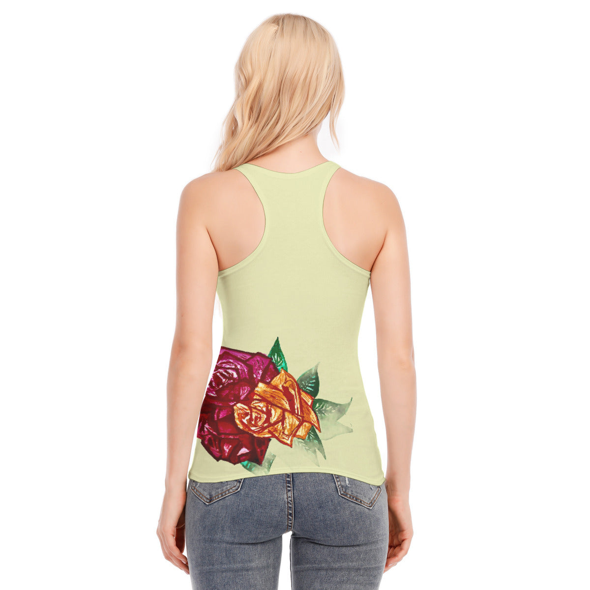 All-Over Print Women's Racer Vest | 190GSM Cotton